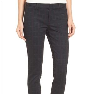 Kut From The Kloth Mia Skinny Ankle Plaid Pants